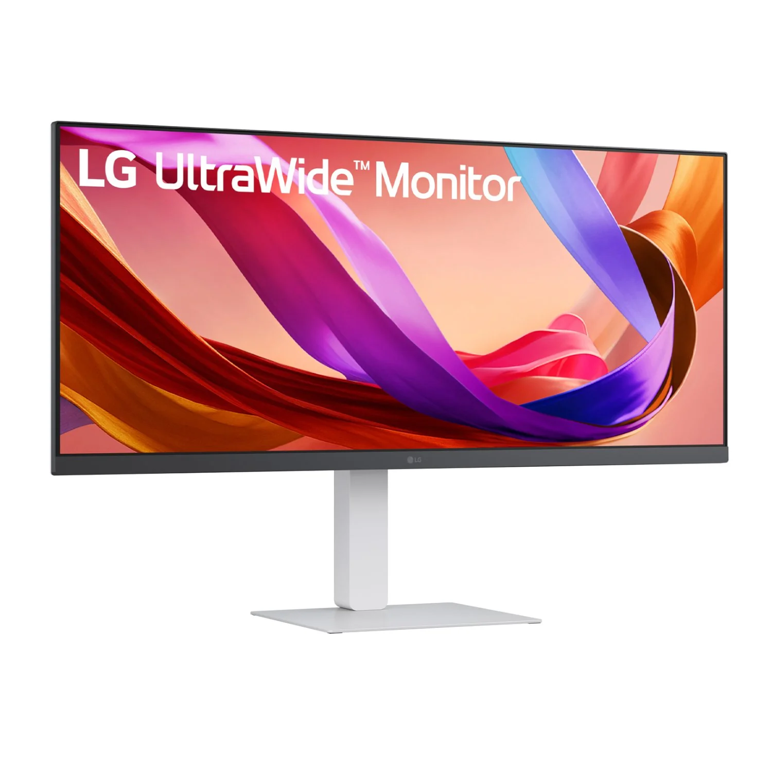 Logitech White Monitor LG UltraWide 34